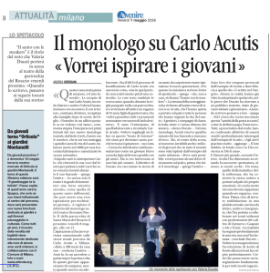 CarloAcutis ValeriaDucato Avvenire 2026 05 01